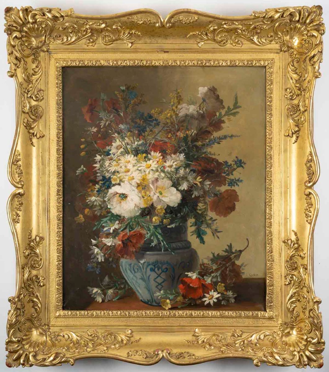 Clément GONTIER 1876-1918 Bouquet champêtre