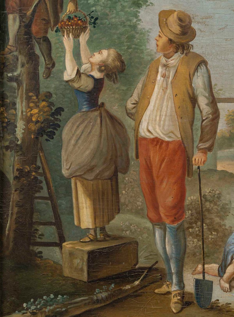 Louis XVI Trumeau, Circa 1810-photo-5