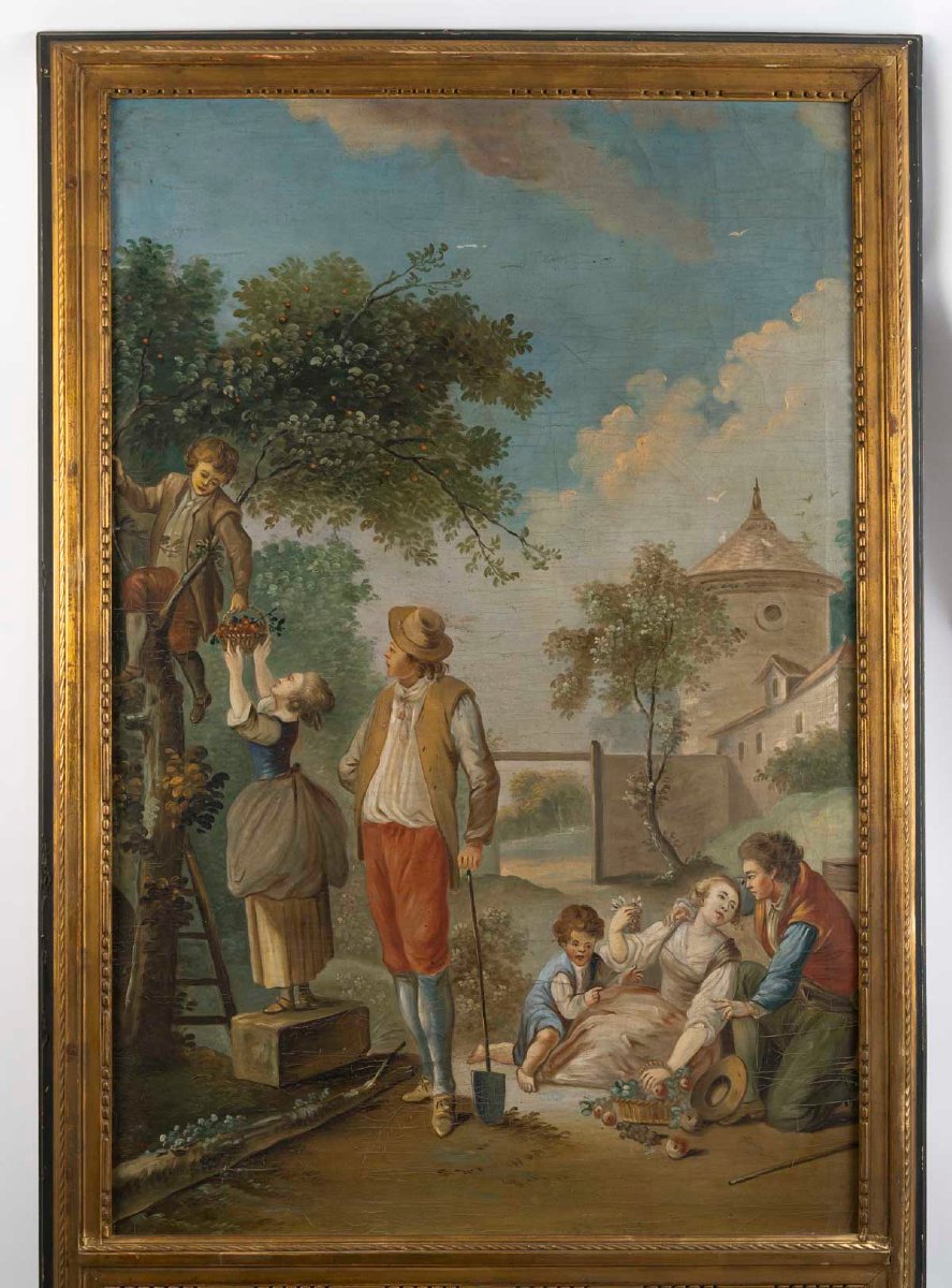 Louis XVI Trumeau, Circa 1810-photo-7