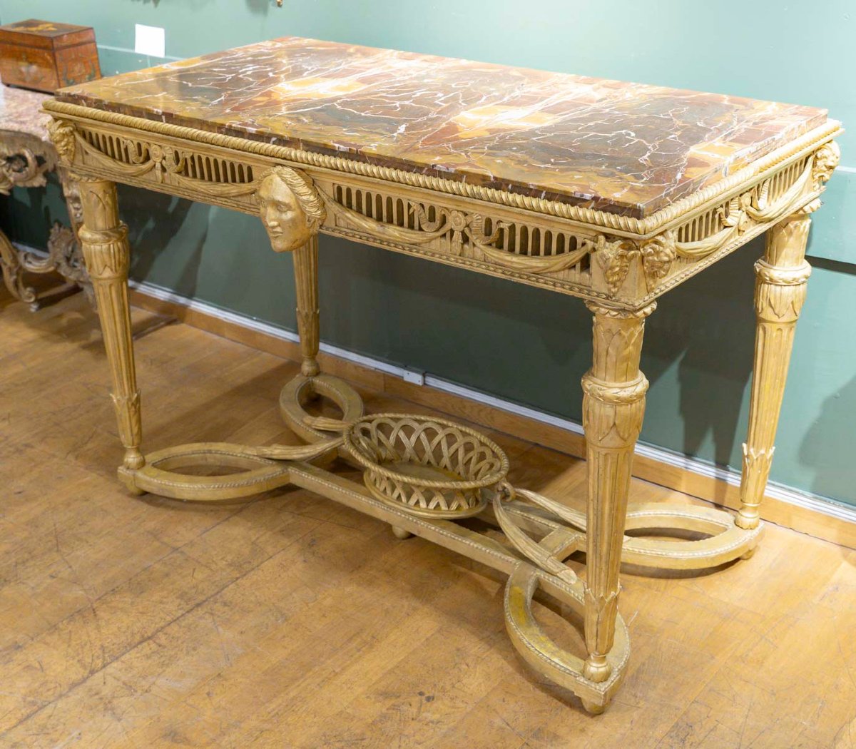 Large Antique Console Table Circa 1800-photo-3