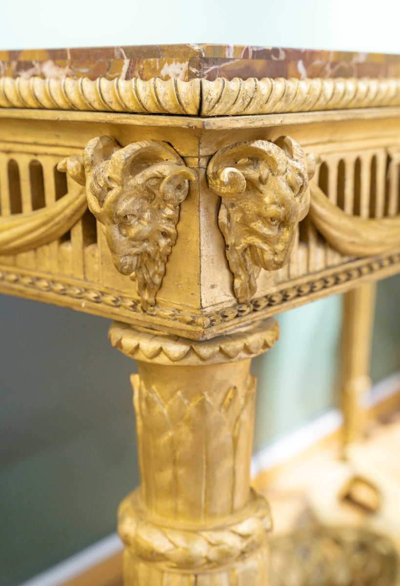 Large Antique Console Table Circa 1800-photo-1