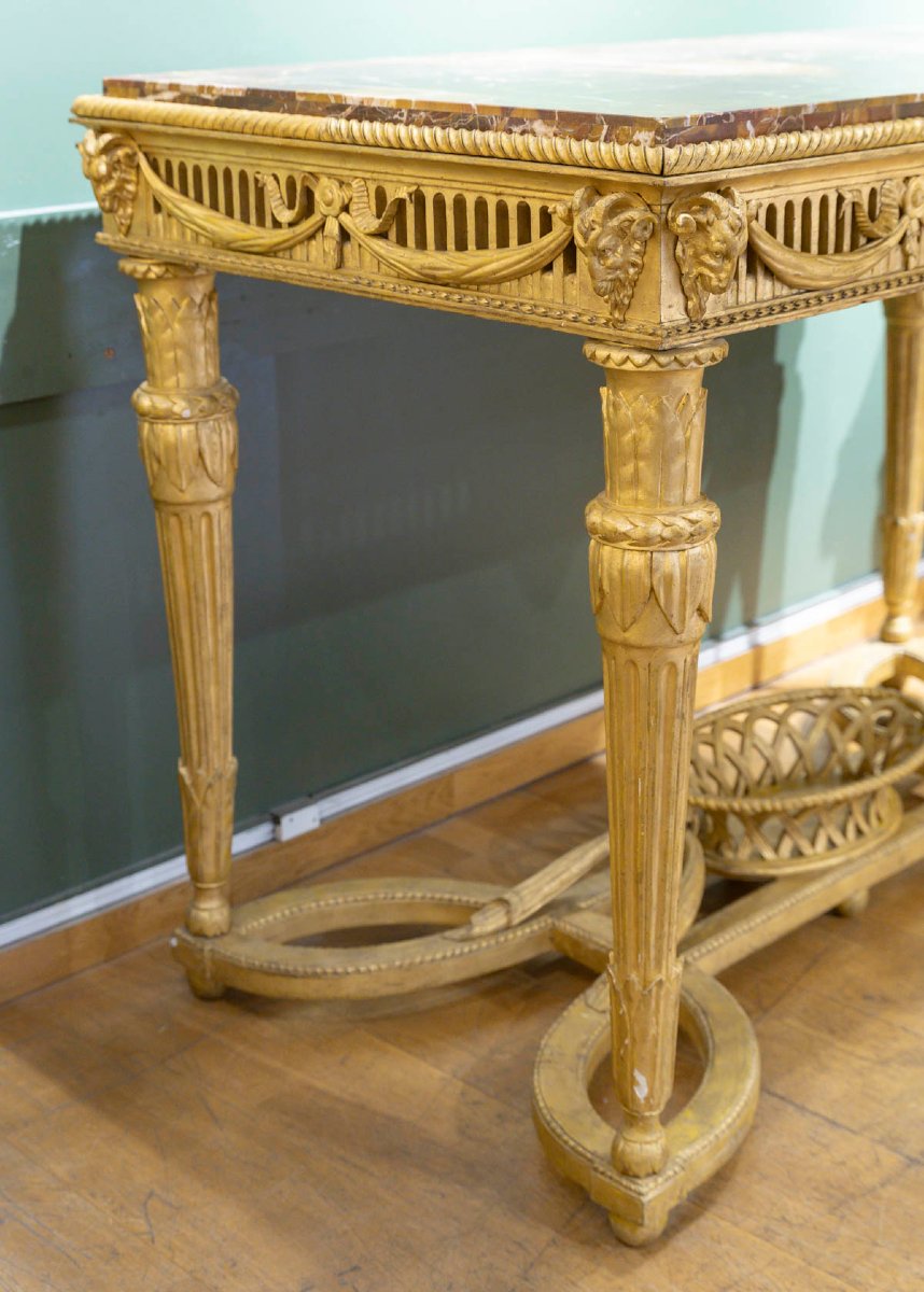 Large Antique Console Table Circa 1800-photo-2