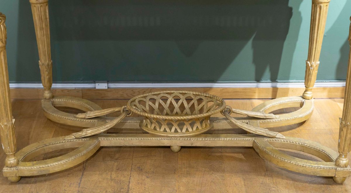 Large Antique Console Table Circa 1800-photo-3