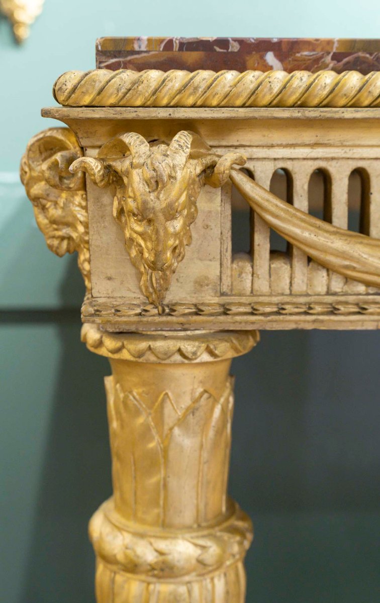 Large Antique Console Table Circa 1800-photo-6