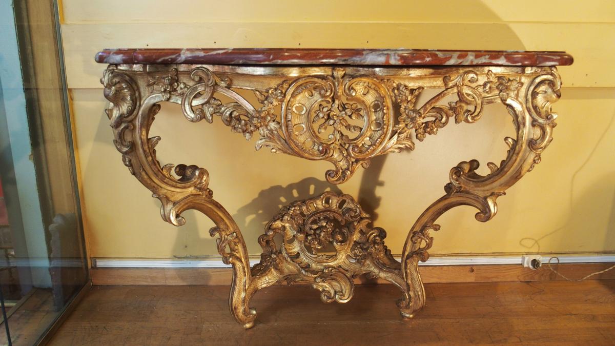 Console d'époque Louis XV 