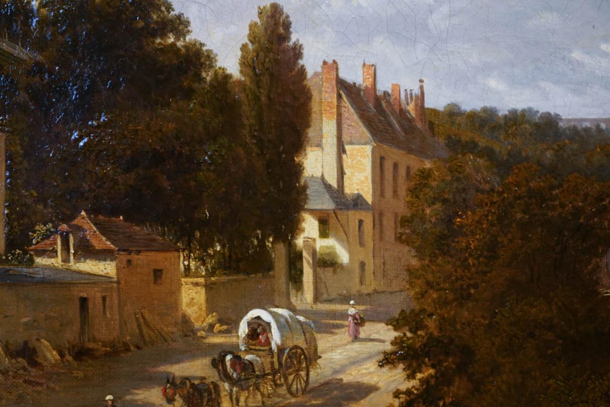 The Seine At Louveciennes, By Victor De Grailly (1804-1887)-photo-1