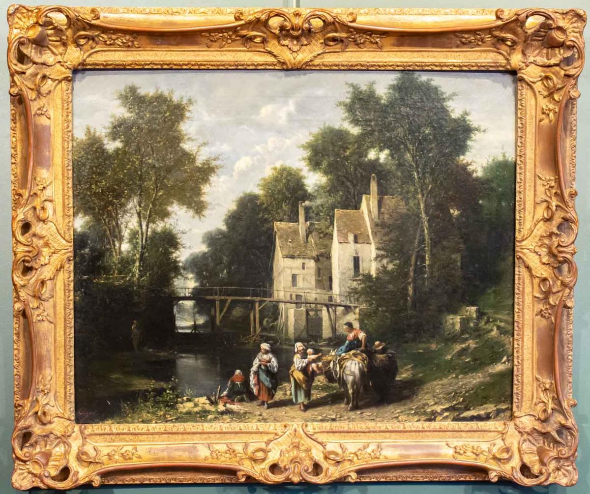 Walk Near The Mill. Leon Legat 1829-1922