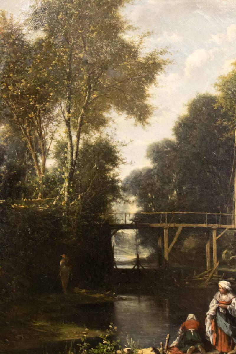 Walk Near The Mill. Leon Legat 1829-1922-photo-4