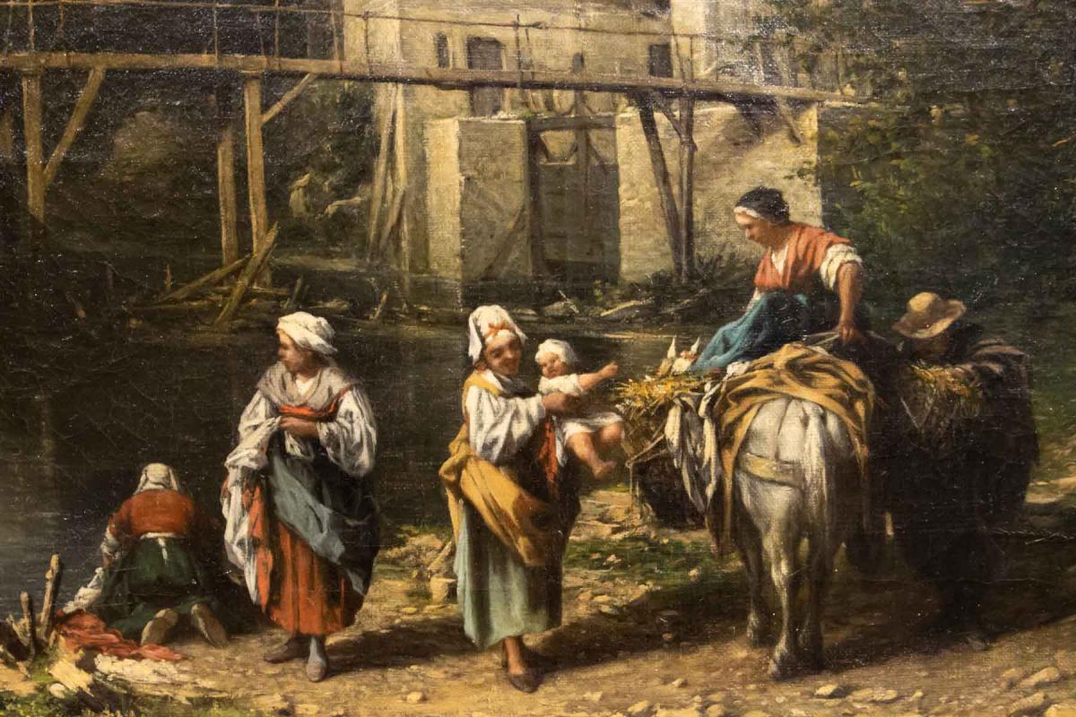Walk Near The Mill. Leon Legat 1829-1922-photo-4