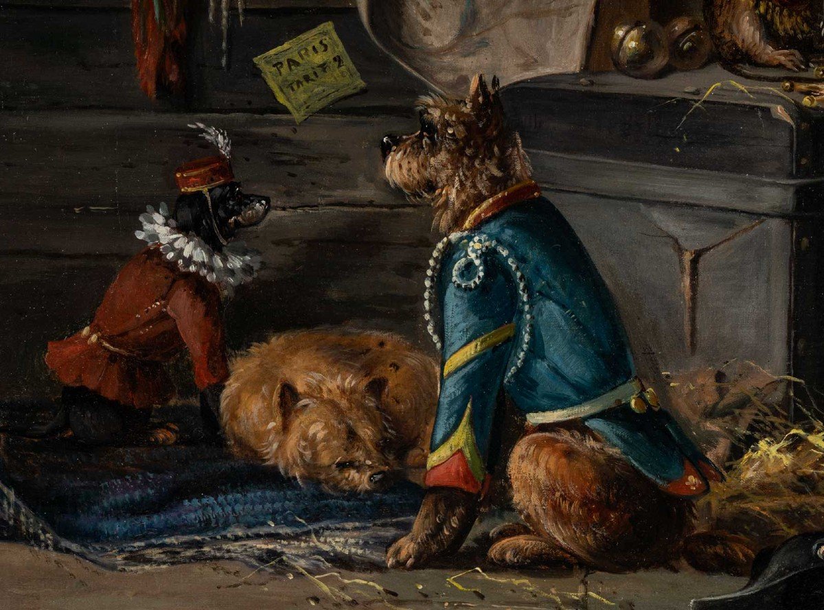 Henri Joseph Gommarus Carpentero (1820-1874) Circus Animals.