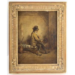 The Monkey Trainer, French School 1870