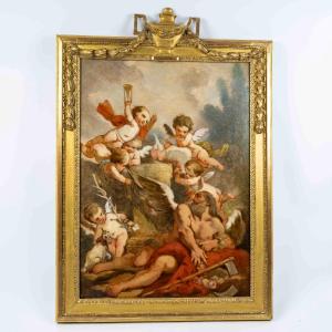  Ecole VENITIENNE vers 1770 Allégorie du temps