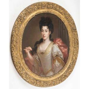  Portrait d'une  Dame  De Cour Attribué à François De Troy (1645-1730)
