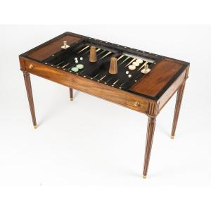 Louis XVI Period Tric-trac Stamped Feuerstein Joseph (1733-1809)