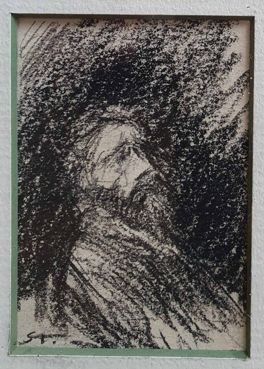 Théophile Alexandre Steinlen 4 Portraits De Jehan Rictus Dessins Les Soliloques Du Pauvre-photo-3