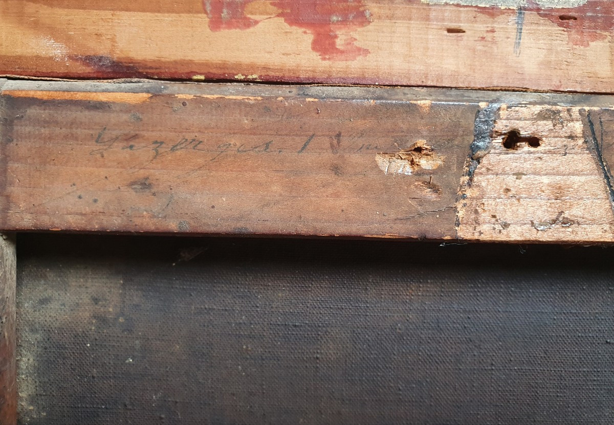 Attribuée à Paul Lazerges Paire De Marines Huile Sur Toile Bord De Mer Fin Du XIXème Siècle-photo-7