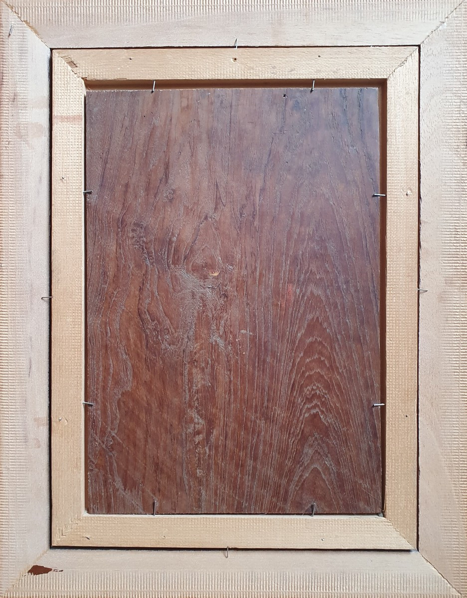 Portrait d'un indien Sikh huile sur panneau Inde début XXème-photo-4