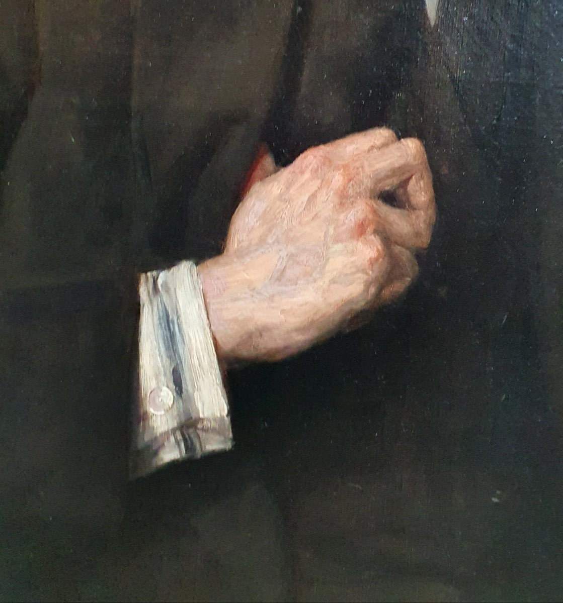 Lucien Jonas Portrait d'homme huile sur toile 1920-photo-4