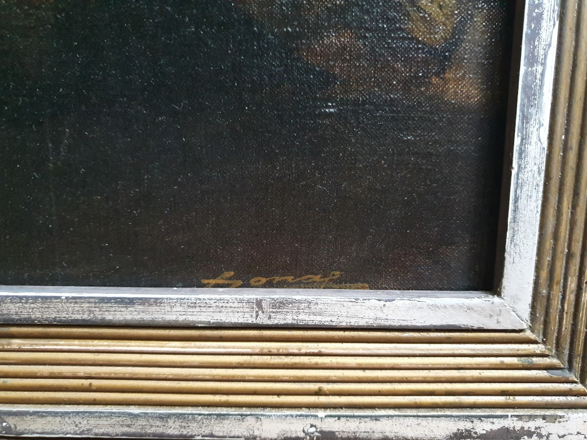 Lucien Jonas Portrait d'homme huile sur toile 1920-photo-1