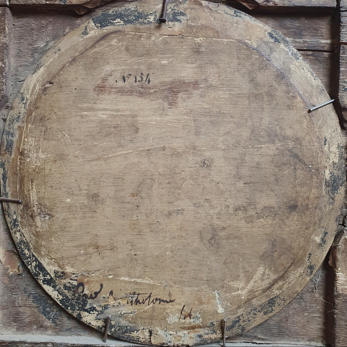 Apparition On The Road To Emmaus, Oil On Panel, 18th Century, Architecture, Jesus Christ-photo-2