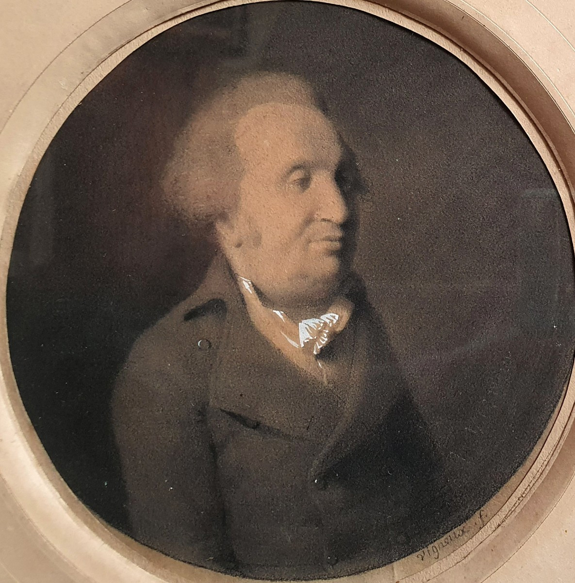 Portrait Of Citizen Fridzeri By Alexandre Vigneux, Pencil And Gouache, 1799, Italian Composer 