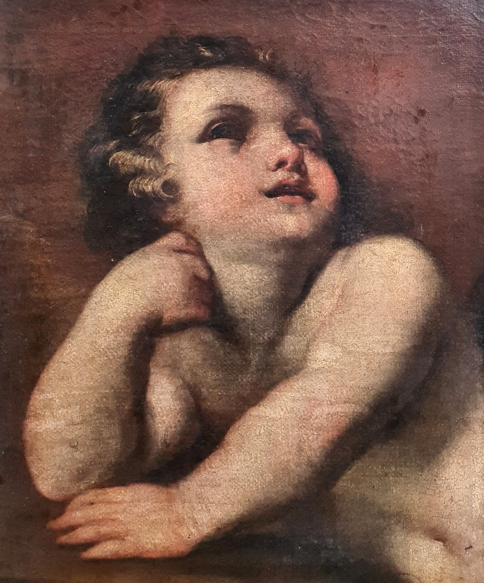 The Child Jesus Italian School Of The 17th Century Oil On Canvas Italy-photo-1