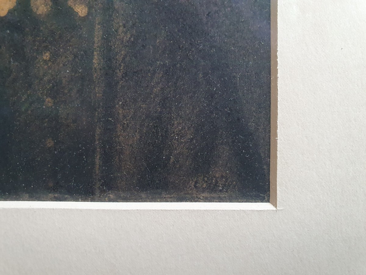 Charles Milcendeau Portrait Of An Old Breton Woman Drawing 1897 Brittany-photo-2