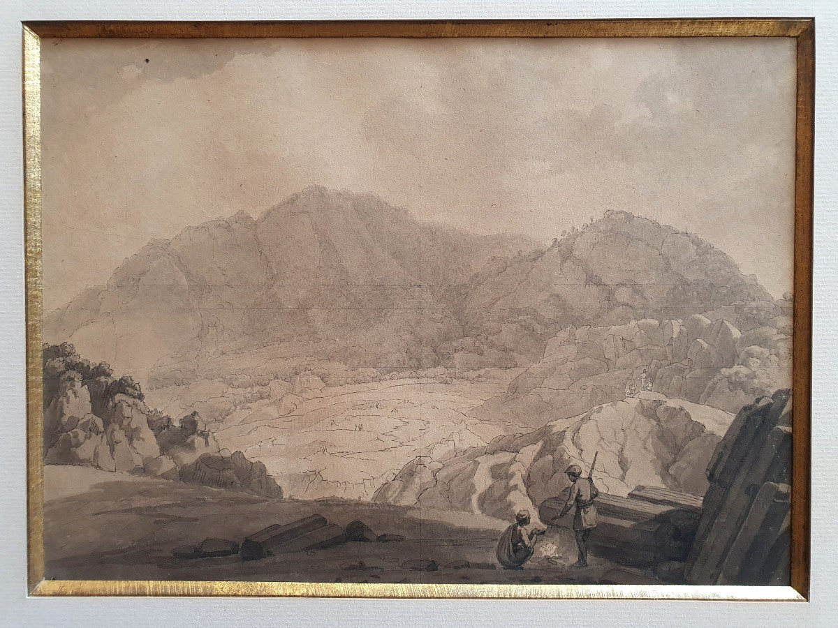 Animated Scene In The Mountains Italy Switzerland Drawing Excavation Site ?-photo-2