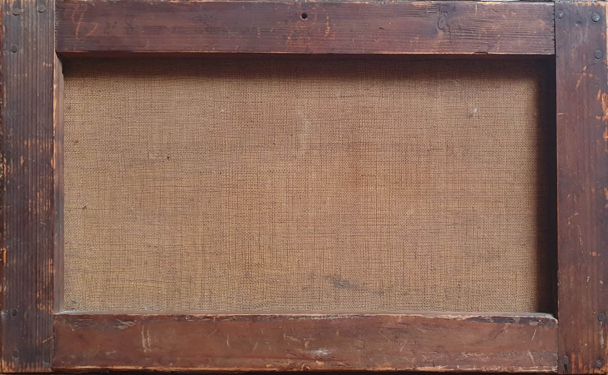 Charles Desavary Vue du Lac Timsah en Égypte huile sur toile vers 1860 orientalisme-photo-1