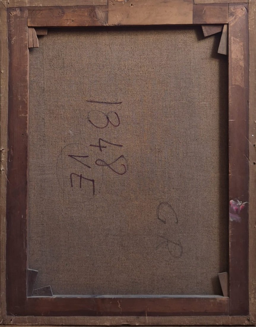 "pandora's Box," Oil On Canvas, 1868, From The Circle Of Gustave Moreau; Signature To Be Identified-photo-5