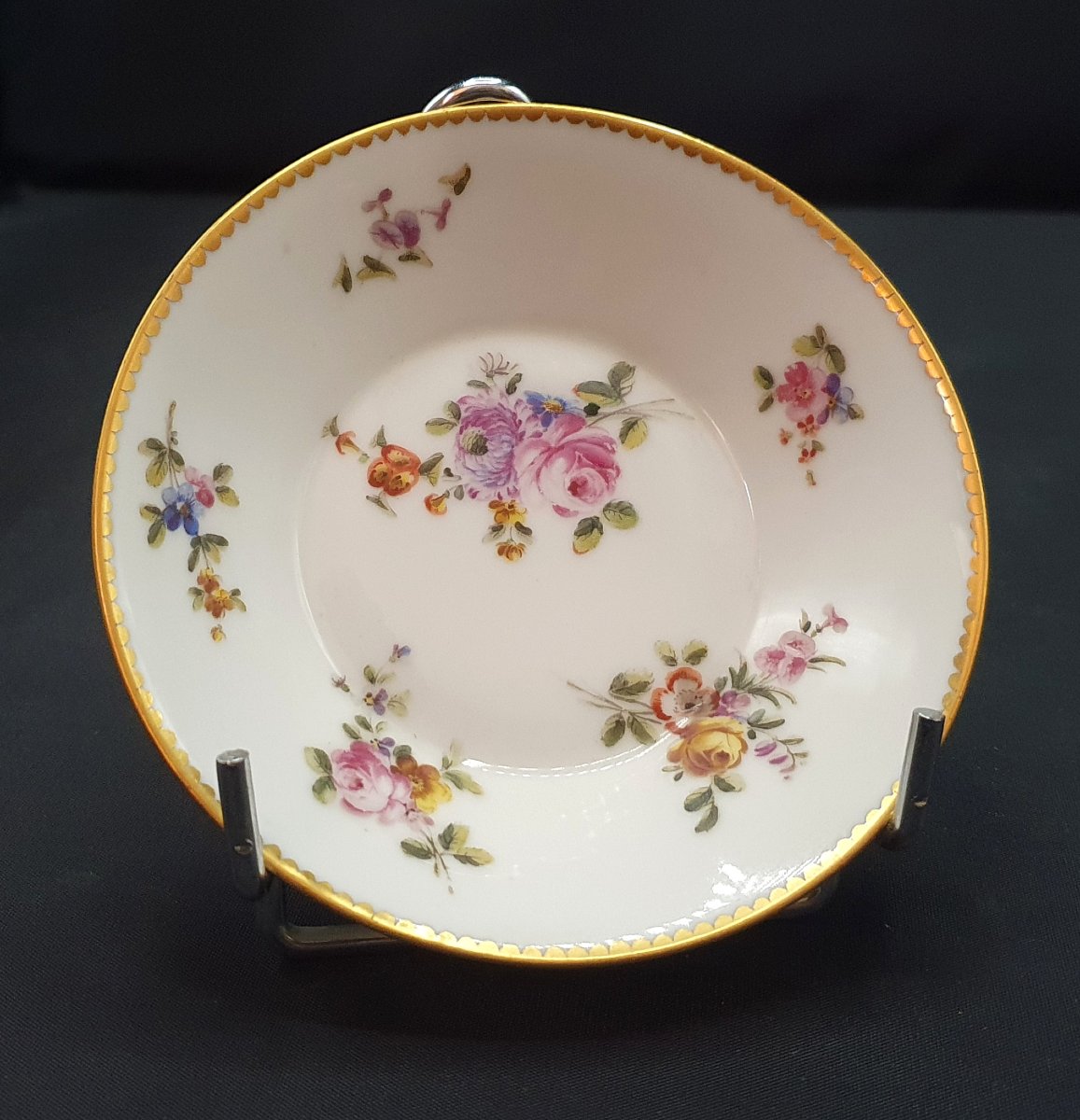 1-litre Cup, Manufacture De Sèvres, 18th Century, Floral Design, Porcelain, 1770 -photo-4