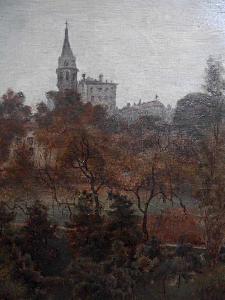 Théodore Lespinasse (1846-1918) Presumed View Of Lyon Park Oil On Canvas Painter Lyonnais-photo-4