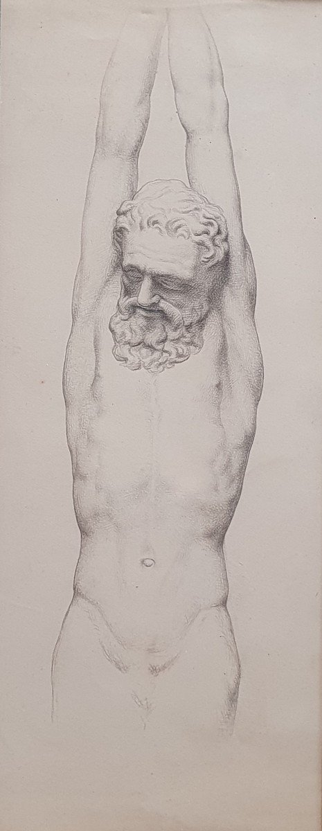 Camille Bellanger Marsyas Nineteenth Drawing After The Antique-photo-2