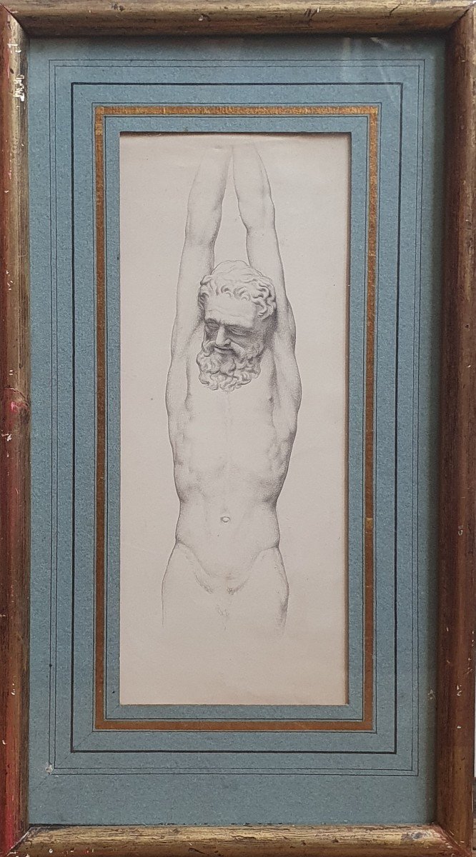 Camille Bellanger Marsyas Nineteenth Drawing After The Antique-photo-1