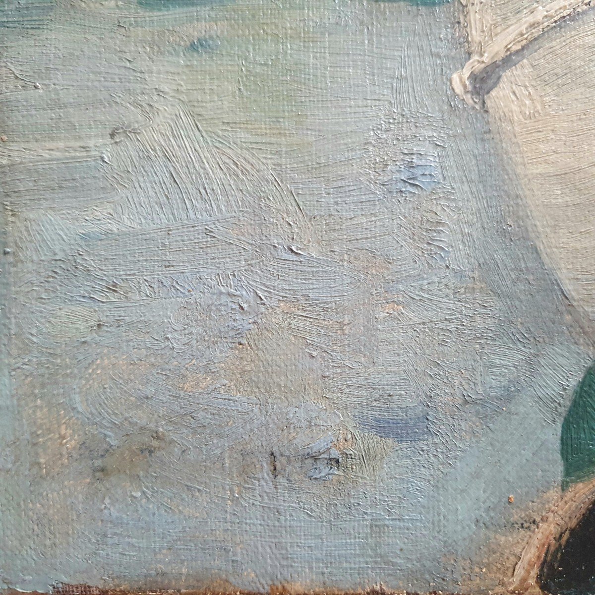 Émile Dameron The Marine Sailboat Oil On Canvas From The End Of The XIXth Century-photo-1