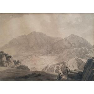 Animated Scene In The Mountains Italy Switzerland Drawing Excavation Site ?