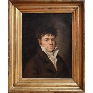 Portrait Of A Man Early 19th Century Oil On Canvas