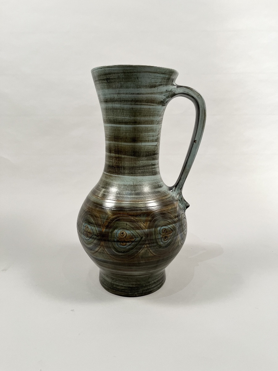 Important Ceramic Vase By Jean De Lespinasse-photo-1