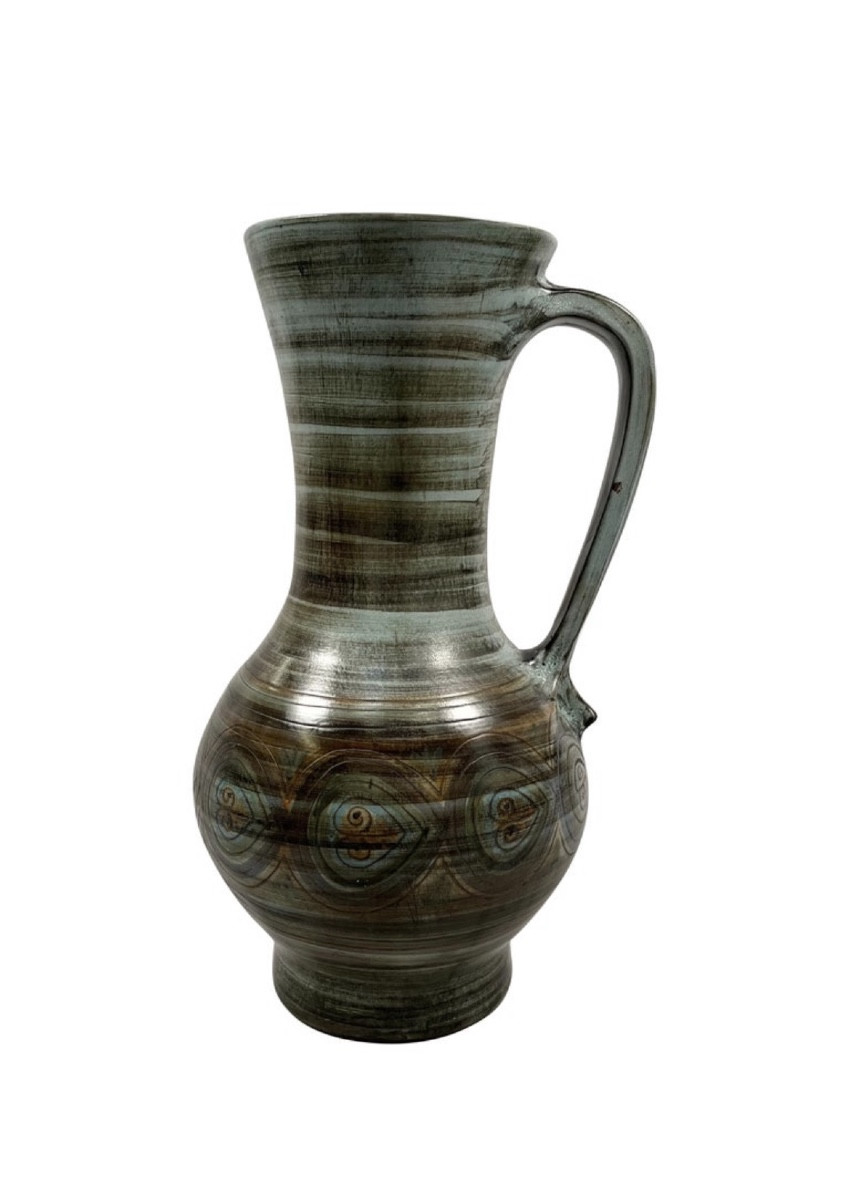 Important Ceramic Vase By Jean De Lespinasse