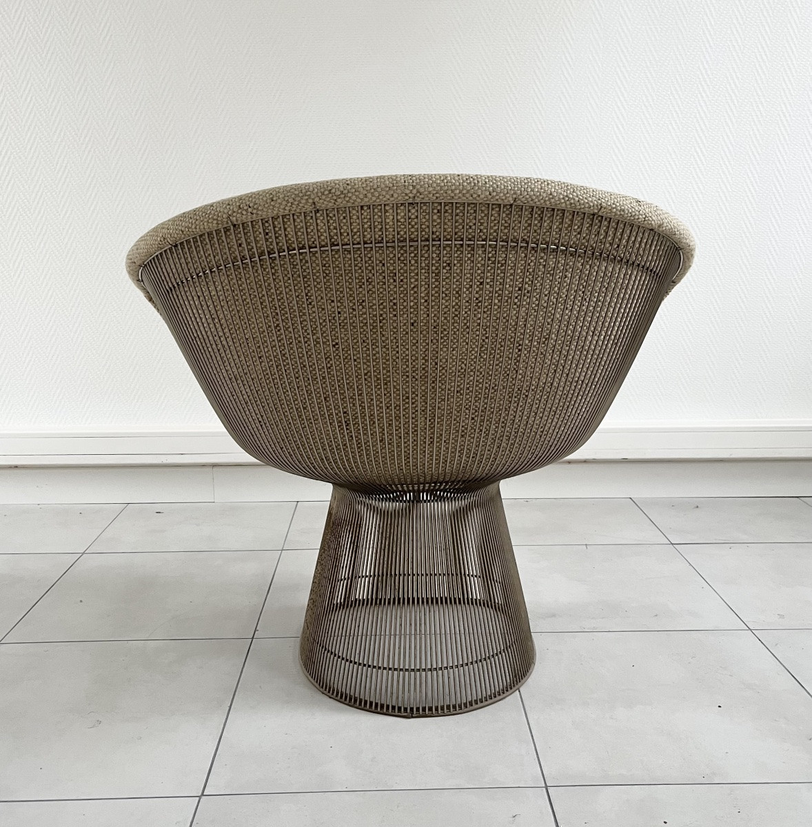 Set Of 3 Armchairs By Warren Platner For Knoll-photo-4