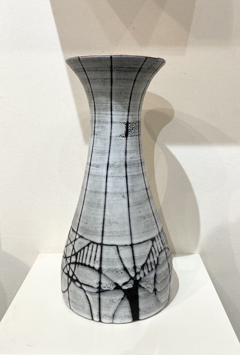 Important vase en céramique émaillée, Robert Dupannier-photo-2