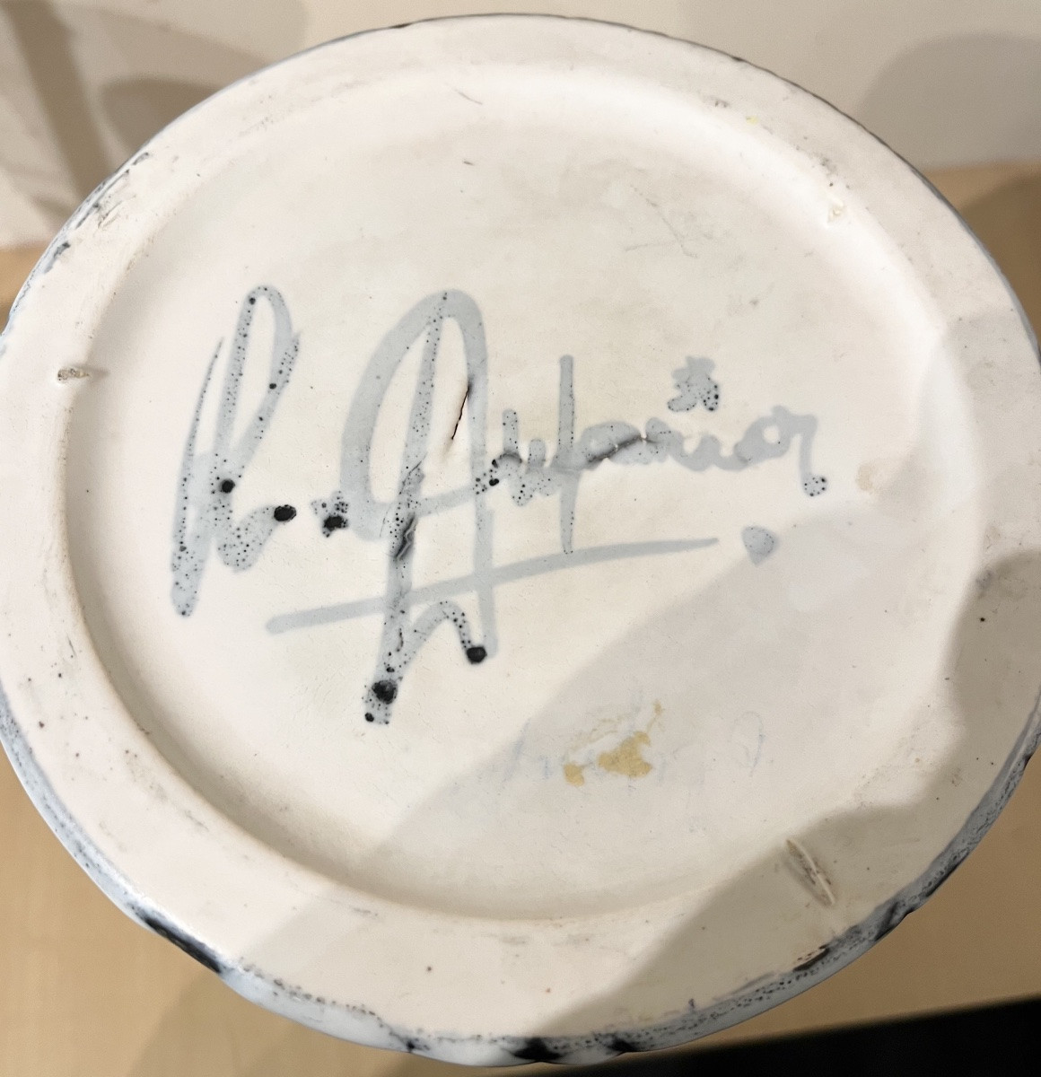 Important vase en céramique émaillée, Robert Dupannier-photo-6