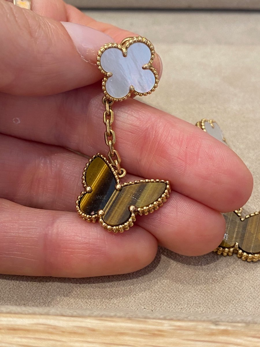Van Cleef & Arpels Boucles d'Oreilles Lucky Alhambra-photo-4