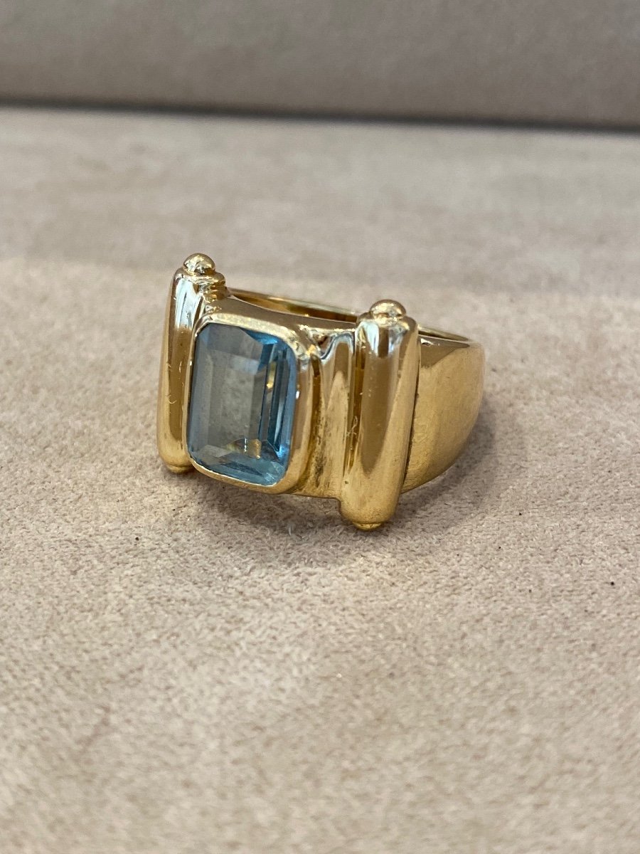 Modernist Topaz Ring-photo-1