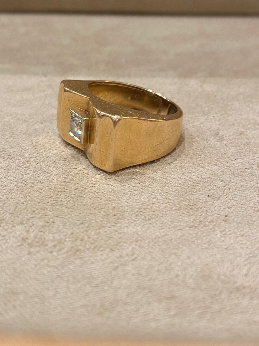 Diamond Tank Ring -photo-3