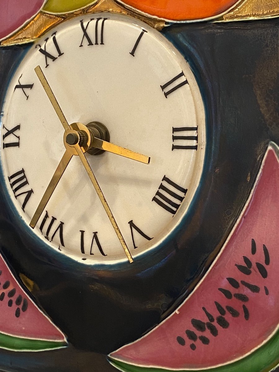 Mithé Espelt (1923-2020), "Pastèque, horloge de cuisine à croquer" -photo-4