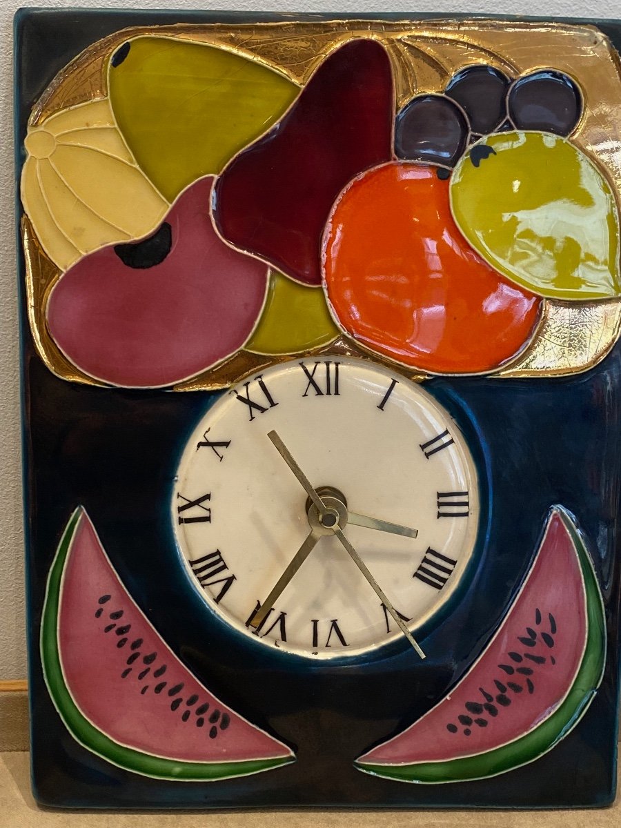 Mithé Espelt (1923-2020), "Pastèque, horloge de cuisine à croquer" -photo-2