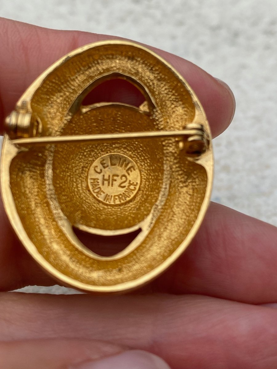 Celine, Vintage Starry Sun Brooch-photo-4