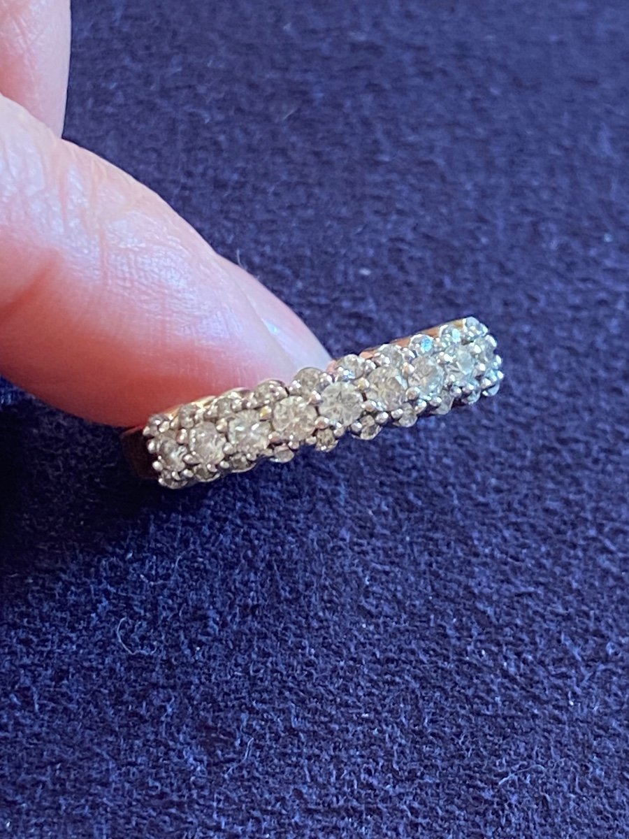 Gold And Diamond Garter Ring