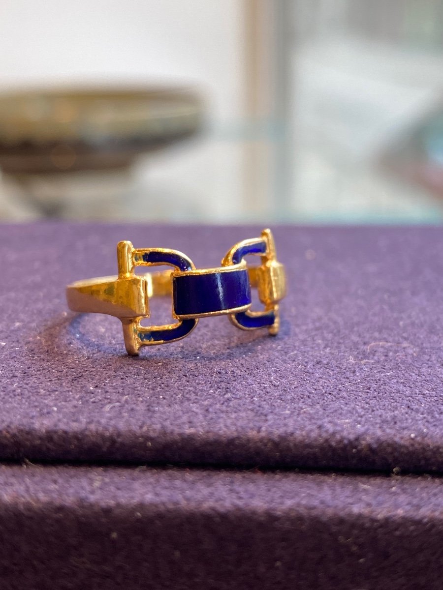 Bague En Or Modèle Etrier-photo-2